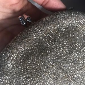 Vintage bugle bead purse